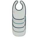 防水有機純棉口水肩(5件裝)