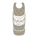 防水有機純棉口水肩(5件裝)