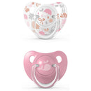 MEMORY 拇指型矽膠玩咀 18M+ 2個裝 (藍/粉紅)