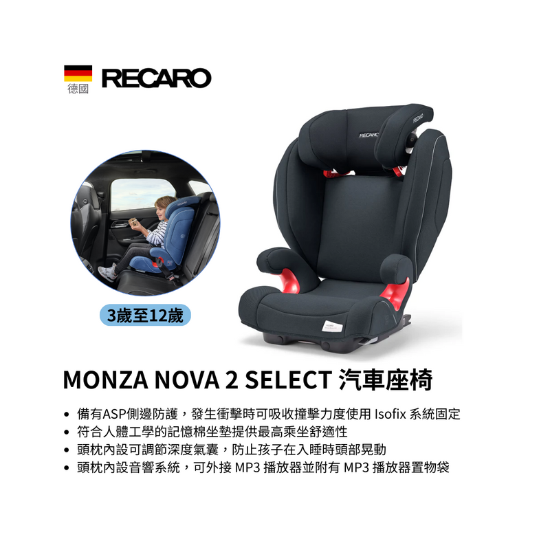 RECARO MONZA NOVA 2 SELECT 汽車座椅