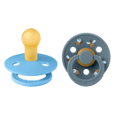 BIBS STUDIO COLOUR 圓形乳膠玩咀 兩件裝 - 蜜蜂