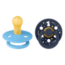 BIBS COLOUR 姆明系列 - 圓形乳膠玩咀 0-6m 兩件裝