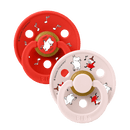 BIBS COLOUR 姆明系列 - 圓形乳膠玩咀 6-18m 兩件裝