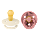 BIBS 姆明谷系列  圓形乳膠玩咀 2件裝