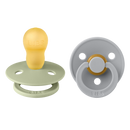 BIBS COLOUR 圓形乳膠玩咀 兩件裝 (18個月以上)