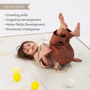 TAF TOYS 摺疊地墊連彩色波 150X180CM