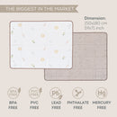 TAF TOYS 摺疊地墊連彩色波 150X180CM