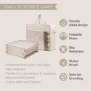 TAF TOYS 摺疊地墊連彩色波 150X180CM