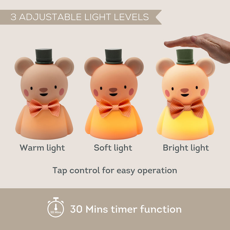 TAF TOYS 小熊小夜燈