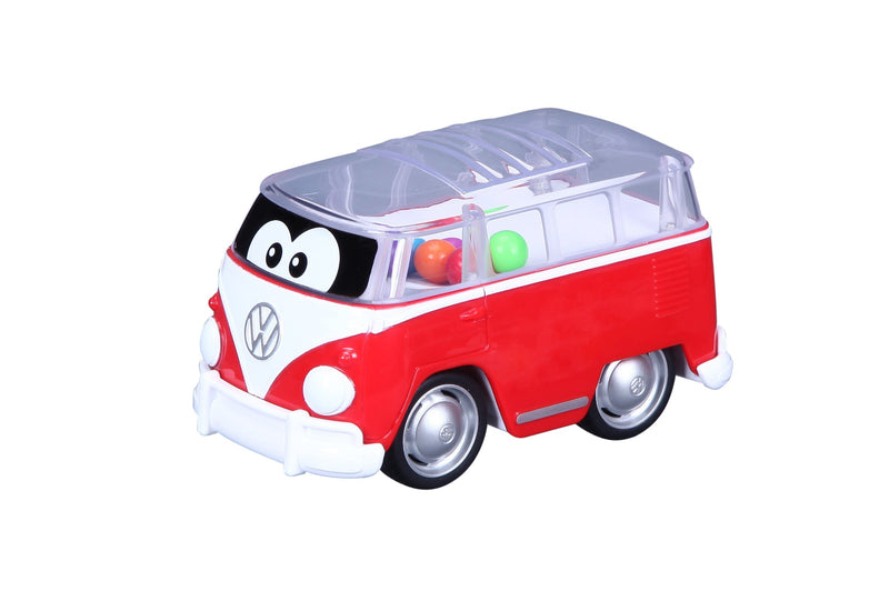 VOLKSWAGEN ASST POPPIN' BUS 迴力車 (黃/紅色 隨機發貨)