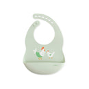 SARO BABY SILICONE BIB -農場圍兜 (薄荷)