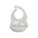 SARO BABY SILICONE BIB -北極熊圍兜