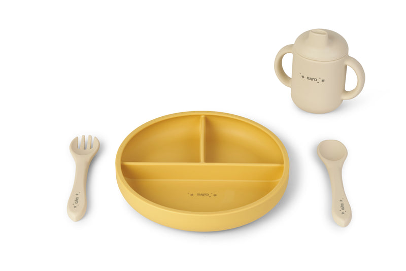 SARO BABY SILICONE FOOD SET - 矽膠食具套裝