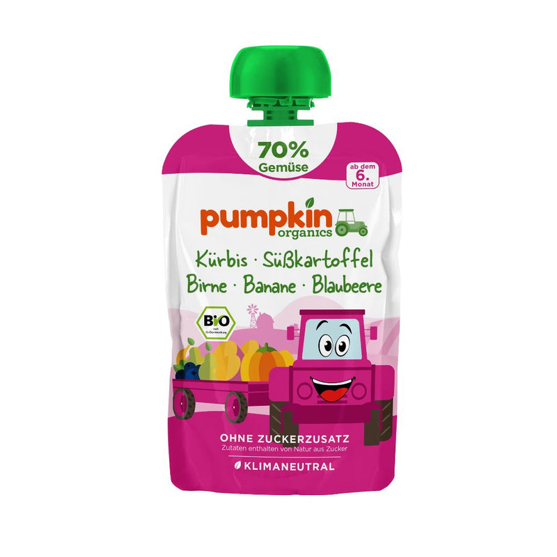 PUMPKIN 有機果蓉 (6M+) X6包