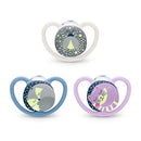 【公價貨品】超透氣夜光按撫奶咀連盒 (2個裝) (6-18個月) (顏色款式隨機)