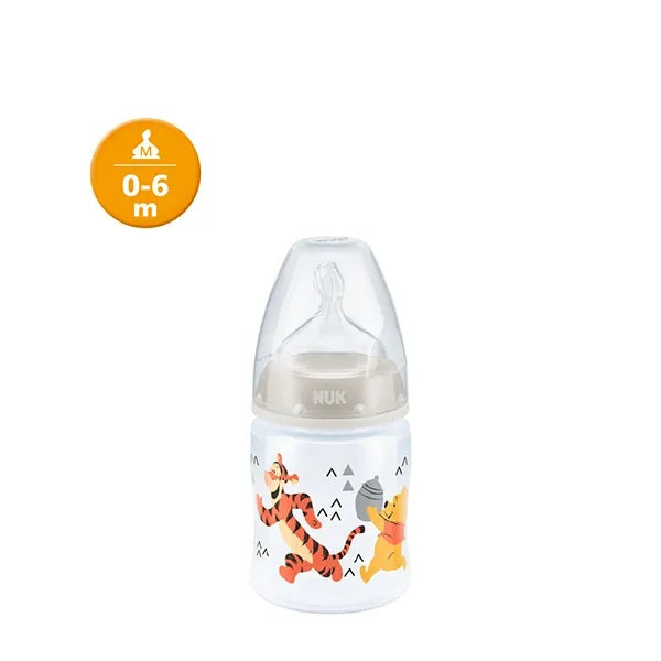 【公價貨品】迪士尼150ML寬口PP奶瓶/矽膠咀 (款式隨機)