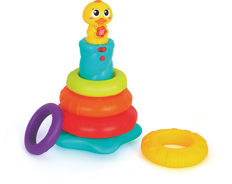 HOLA LITTLE RAINBOW DUCK STACKING TOY 彩虹鴨疊疊樂