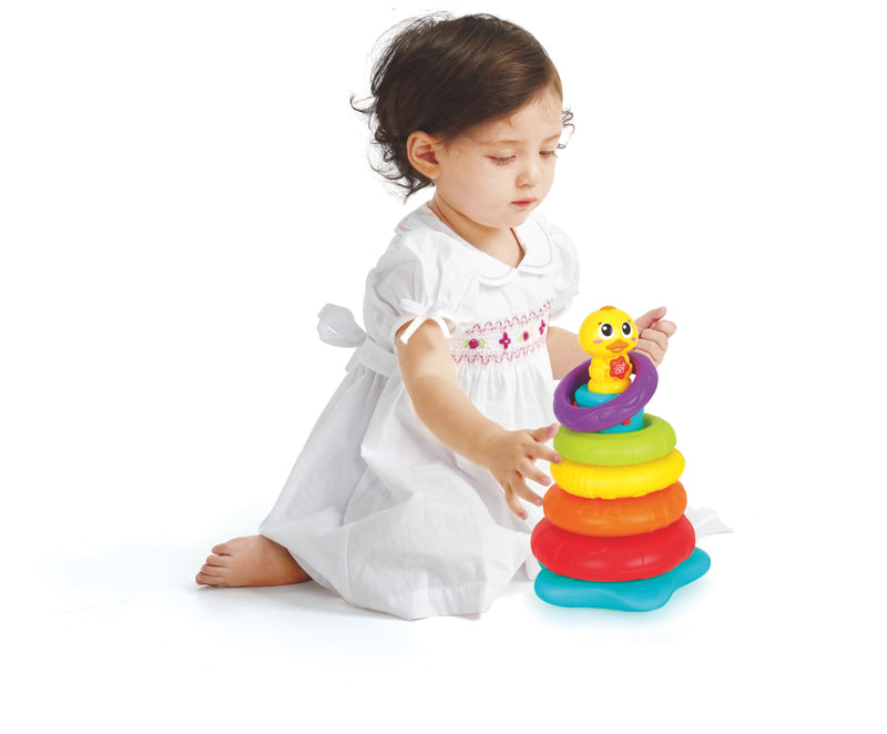 HOLA LITTLE RAINBOW DUCK STACKING TOY 彩虹鴨疊疊樂