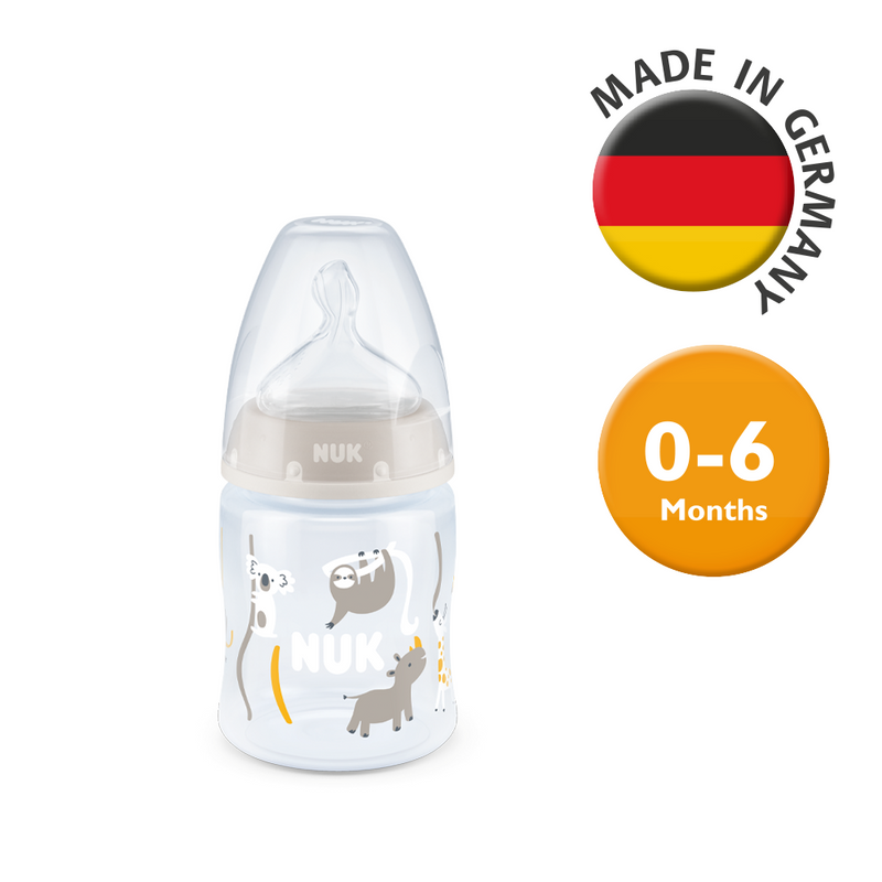 【公價貨品】PCH 寬口PP奶瓶連矽膠奶嘴 (0-6個月中孔)