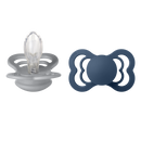 BIBS SUPREME 扁咀形矽膠玩咀 兩件裝