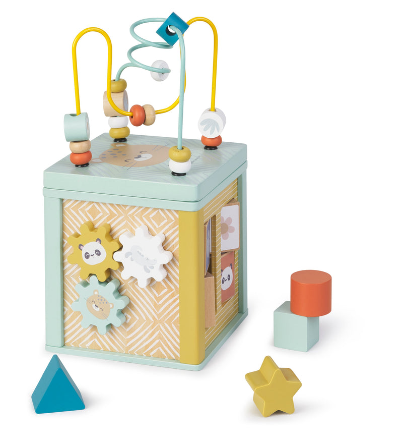 SARO BABY ACTIVITY CUBE 木製益智遊戲盒