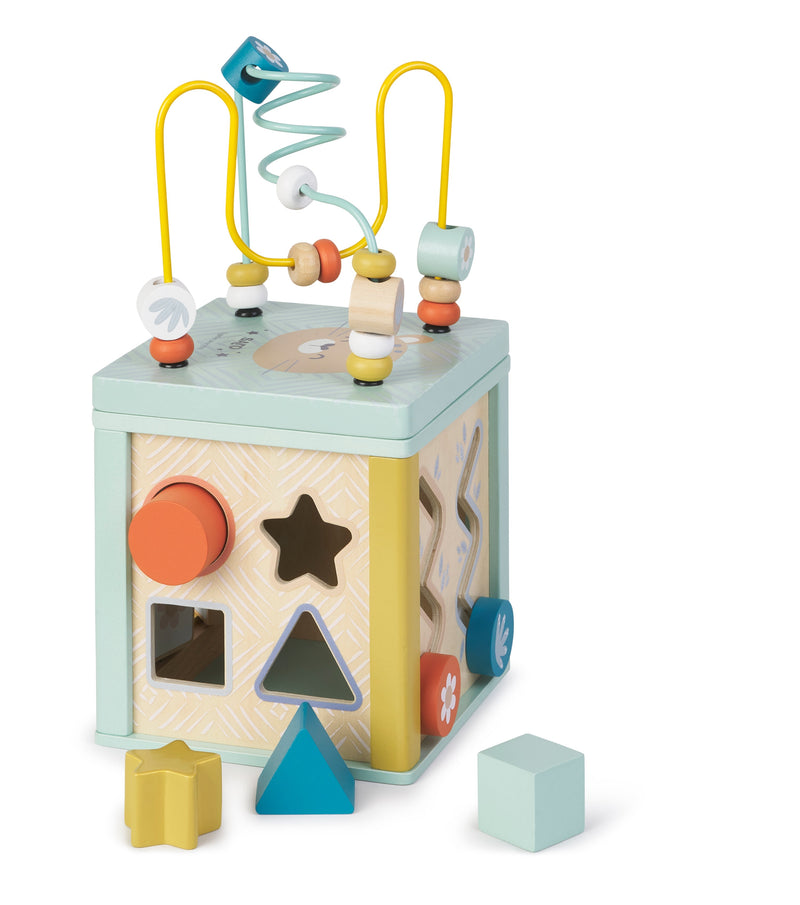 SARO BABY ACTIVITY CUBE 木製益智遊戲盒