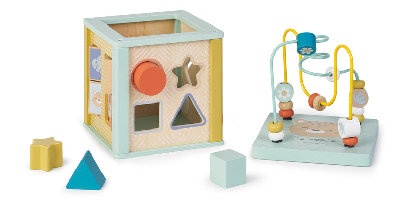 SARO BABY ACTIVITY CUBE 木製益智遊戲盒