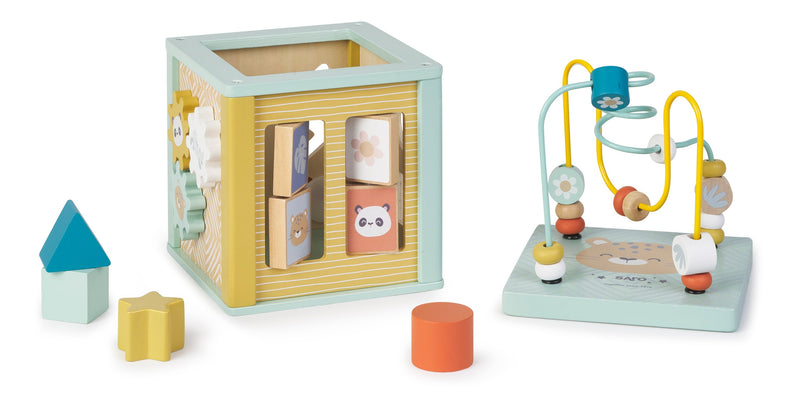 SARO BABY ACTIVITY CUBE 木製益智遊戲盒