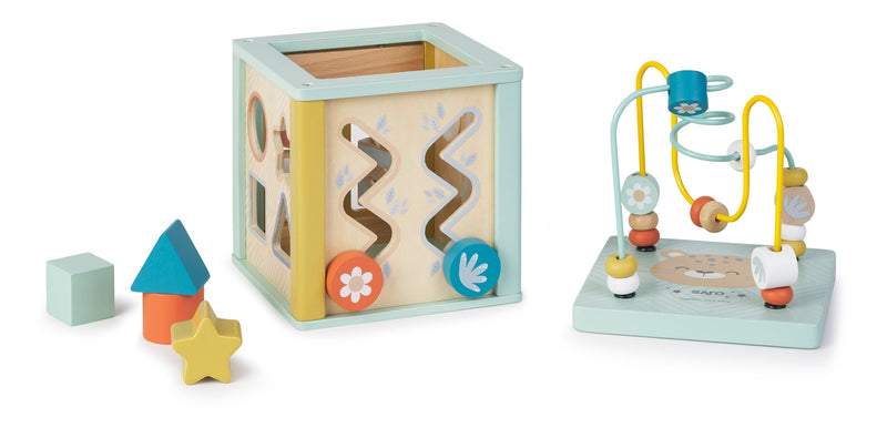 SARO BABY ACTIVITY CUBE 木製益智遊戲盒