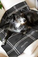 PALOPA 狗狗毛毯 (格仔 / 炭灰色) L Size