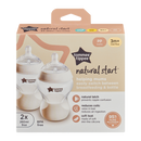 【公價貨品】Natural Start PP 260ml 奶瓶附超柔軟中流量奶嘴 -兩個裝