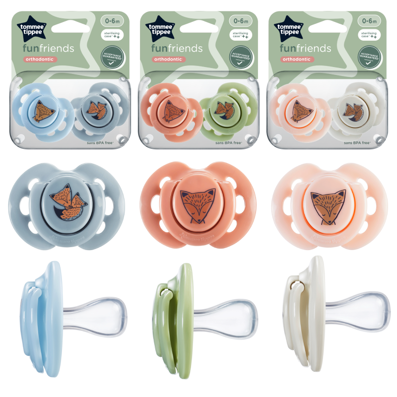 【公價貨品】TOMMEE 0-6個月透氣安撫奶嘴 (2個裝) (隨機發貨)