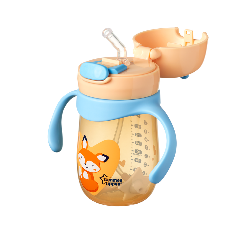 【公價貨品】TOMMEE TIPPEE TT 雙耳防漏吸管杯 240ML