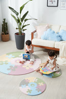 NIDO NIDO 花草系列巧拼花朵地墊13片裝 120X1.3CM - 花的圓舞曲 (HFM 662)