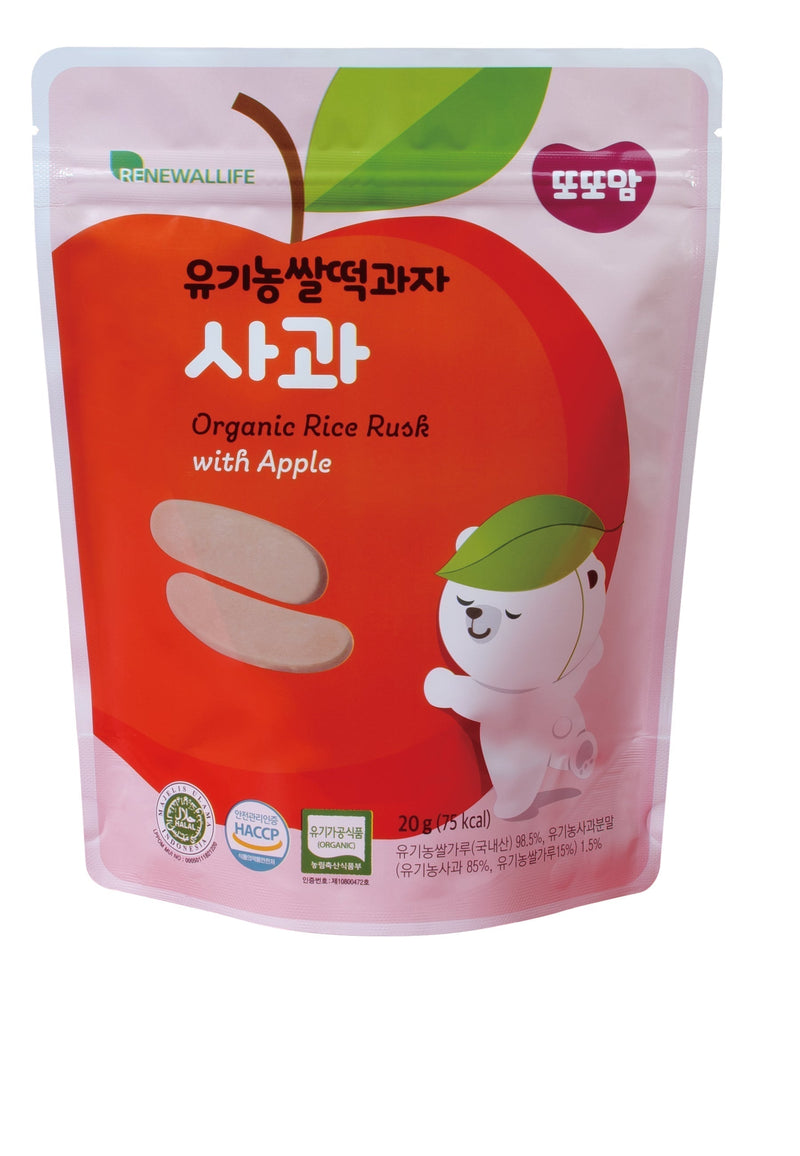 【最滋味組合】RENEWALLIFE 韓國果汁 5包裝+有機米牙仔餅+有機米條+米泡芙