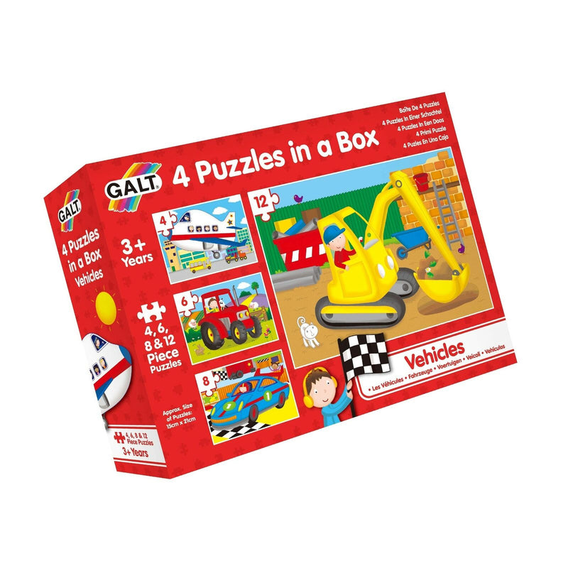 PUZZLES 四合一交通工具拼圖 (3y+)