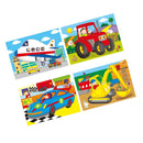 PUZZLES 四合一交通工具拼圖 (3y+)