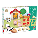 動物數字配對拼圖 (1-5)