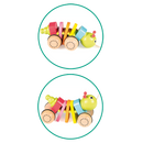 毛毛蟲拖拉玩具