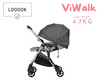 LOOOOK-VIWALK輕量4.7KG濶身雙向嬰兒手推車(灰色) (211)