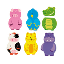 磁石動物造型拼圖