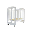 LA BABY 90 歐洲款嬰兒床 - 白色 (送海馬床褥)