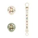 BIBS 姆明系列 (玩咀鏈夾環 +  二件玩咀) (禮物套裝) (7500142)
