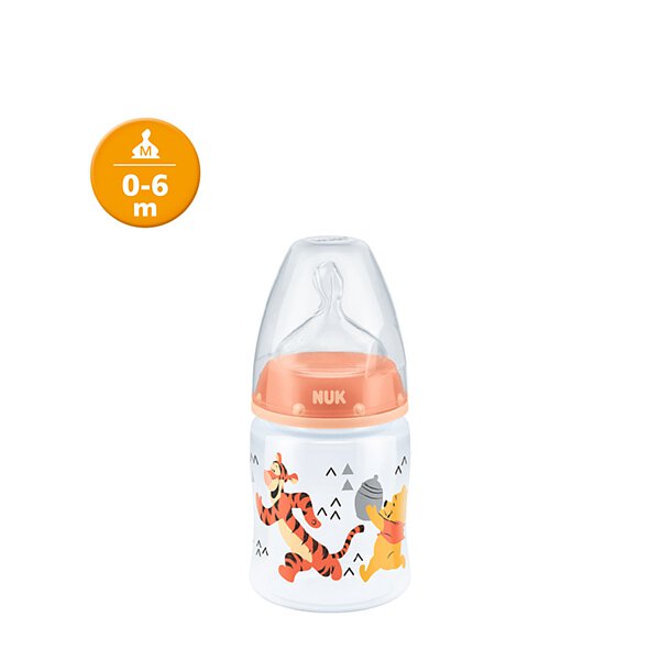 【公價貨品】迪士尼150ML寬口PP奶瓶/矽膠咀 (款式隨機)