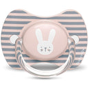 HYGGE BABY SOOTHER PREMIUM 圓形矽膠玩咀 6-18個月 (薄荷貓/薄荷條紋/粉紅條紋)