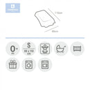 CAMBRASS 绒毛毯 80x110CM (灰色/ 藍色/ 粉紅色/ 杏色)