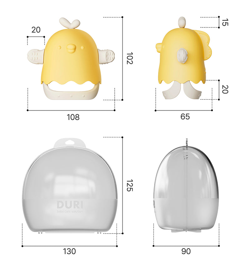DURI 矽膠手握小雞牙膠
