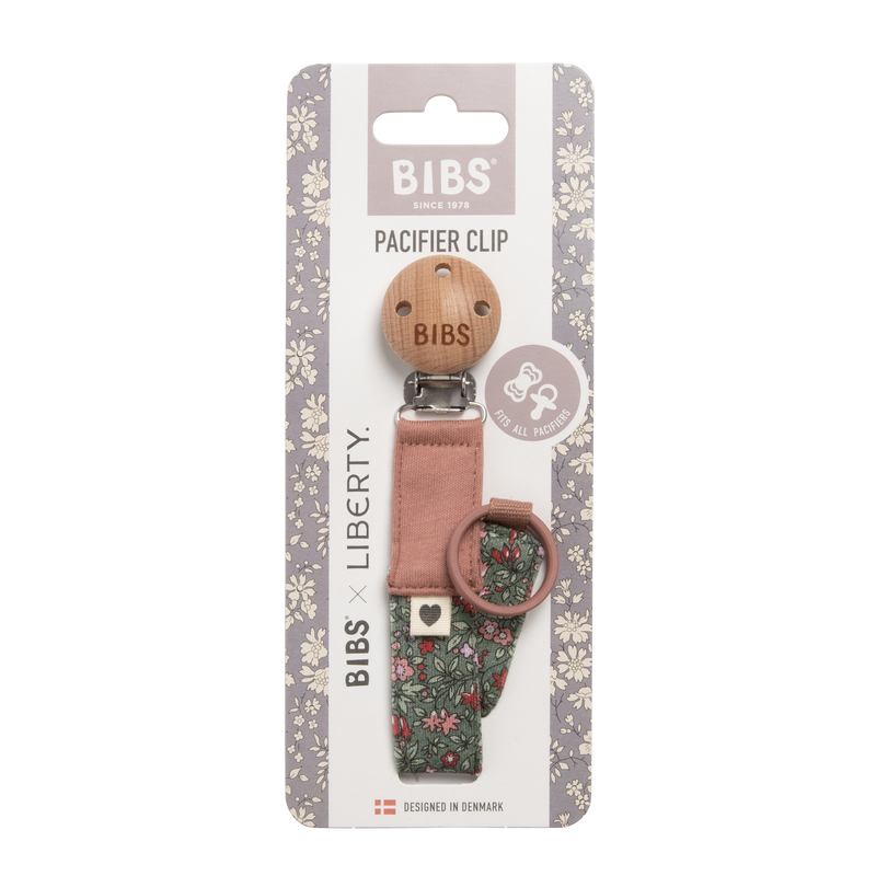 BIBS LIBERTY 玩咀鏈 (青綠碎花/粉紅碎花)