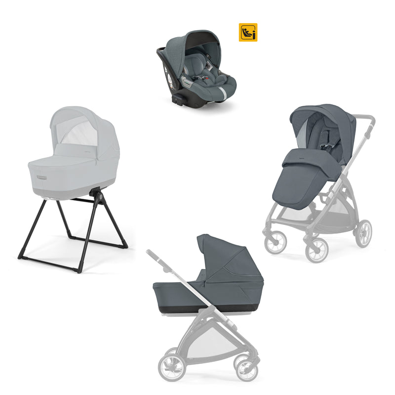 INGLESINA-ELECTA-SYSTEM-QUATTRO-DARWIN-BABY-STROLLER-CARSEAT-CARRYCOT