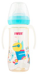 PPSU寬口奶瓶連把手(小小藝術家) 270毫升